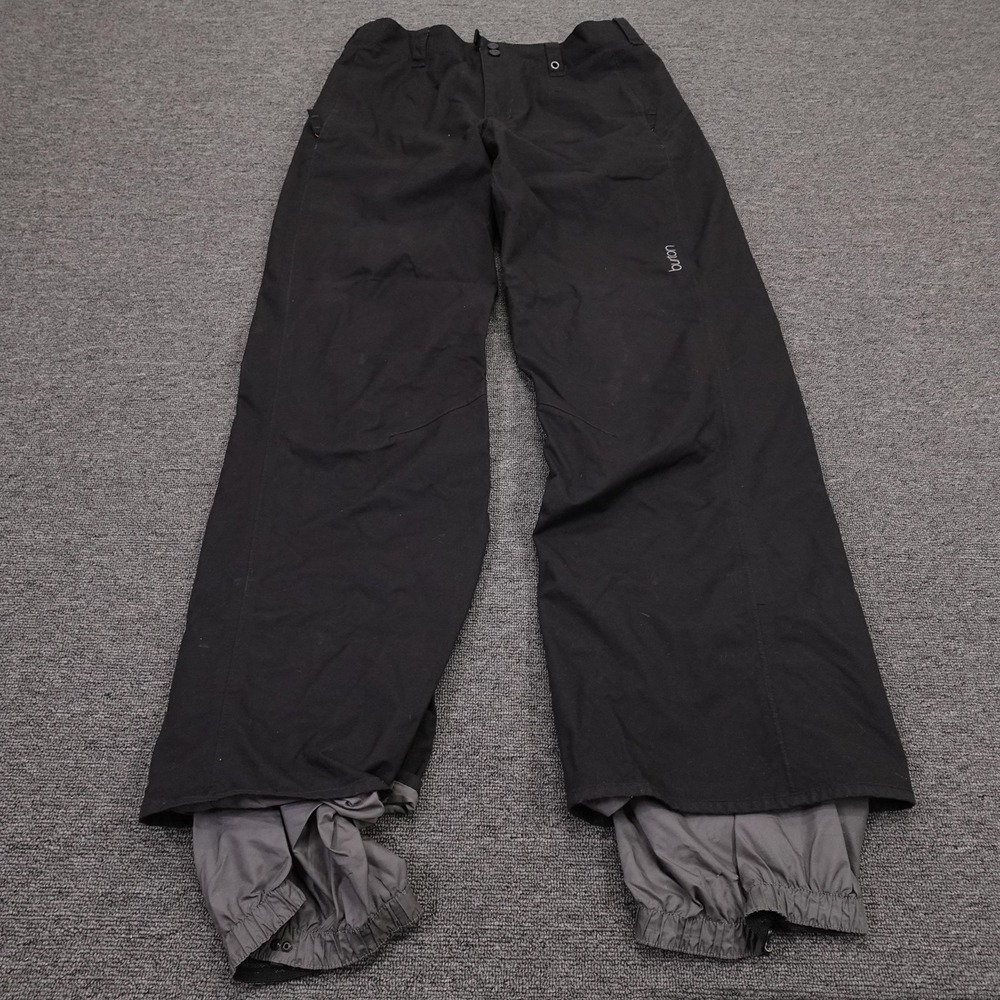 Burton Snow Pants Womens Large Black Insulated Ski Snowboard 34x31 Lined Warm